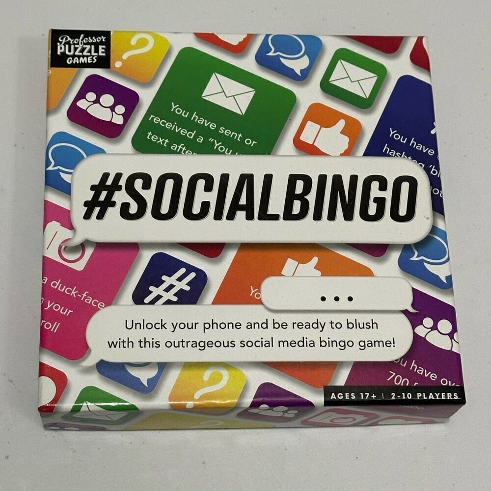 Social Bingo | The Original Social Media Bingo Game New Sealed